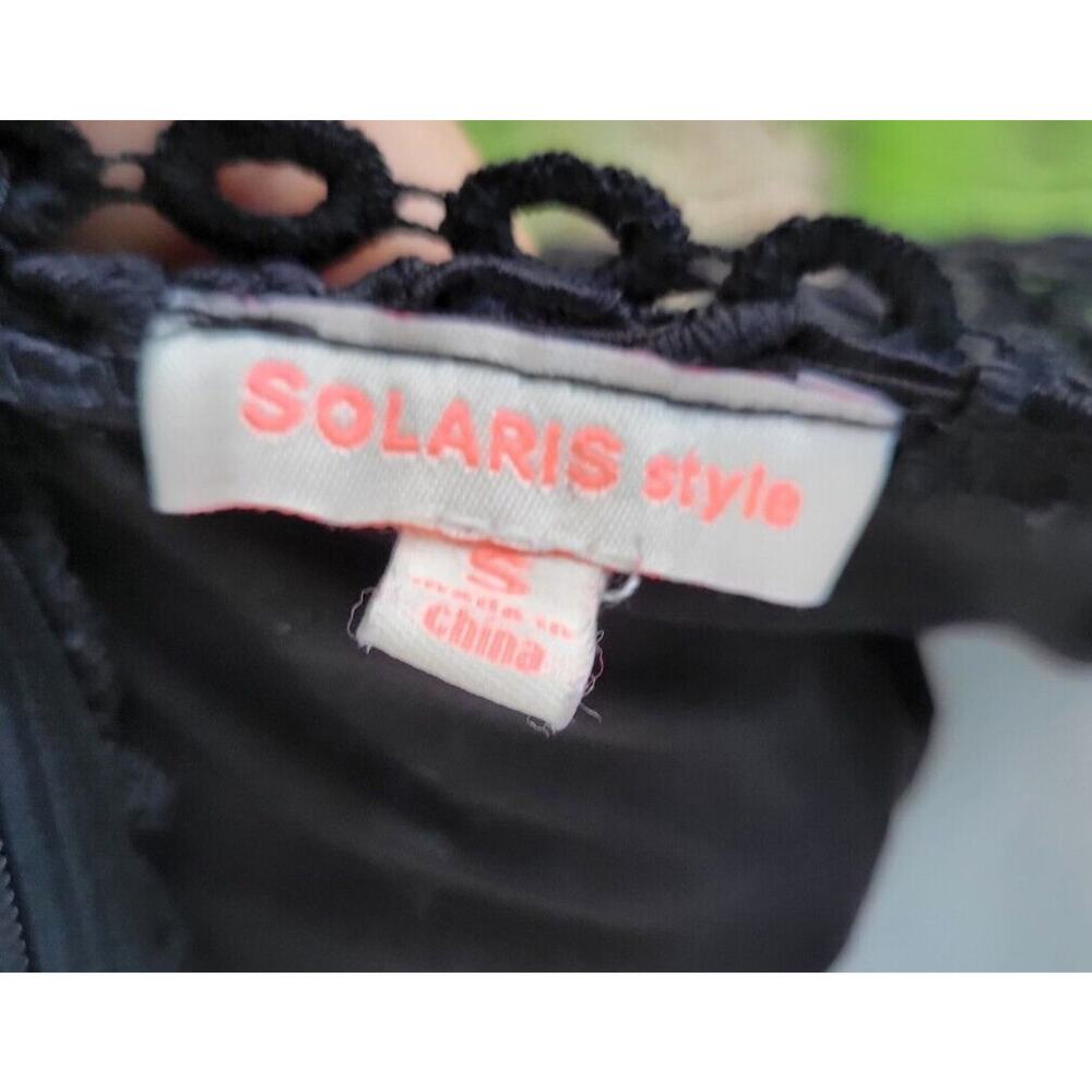 Solaris Style Net One Piece Short Jump Suit Zip U… - image 7